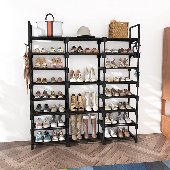 Rebrilliant Hoe Rack Shoe Organizer 8 Tiers Shoe Rack For Entryway